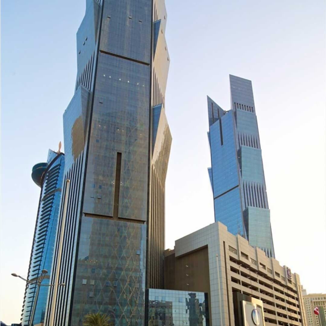 Palm tower, west bay